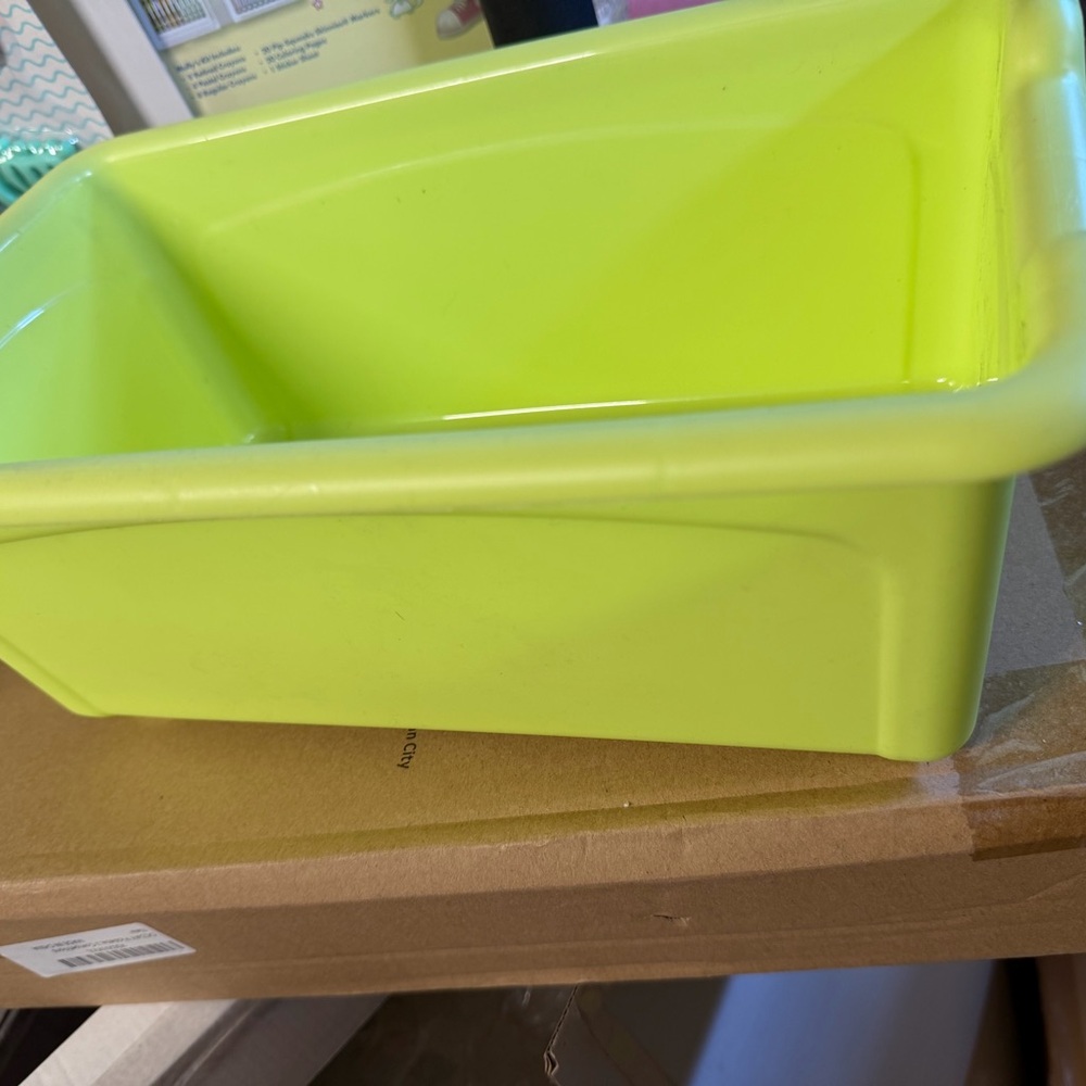 Target Lime Green Storage Bin - Picture 2 of 3